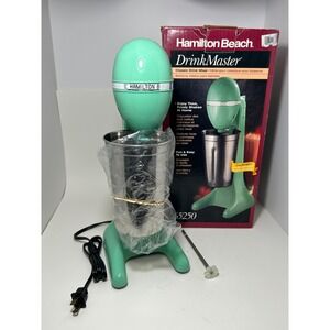 Hamilton Beach‎ DrinkMaster Classic Drink Mixer 65250 Teal Green Retro Milkshake